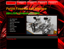 Tablet Screenshot of forchtfirearms.net